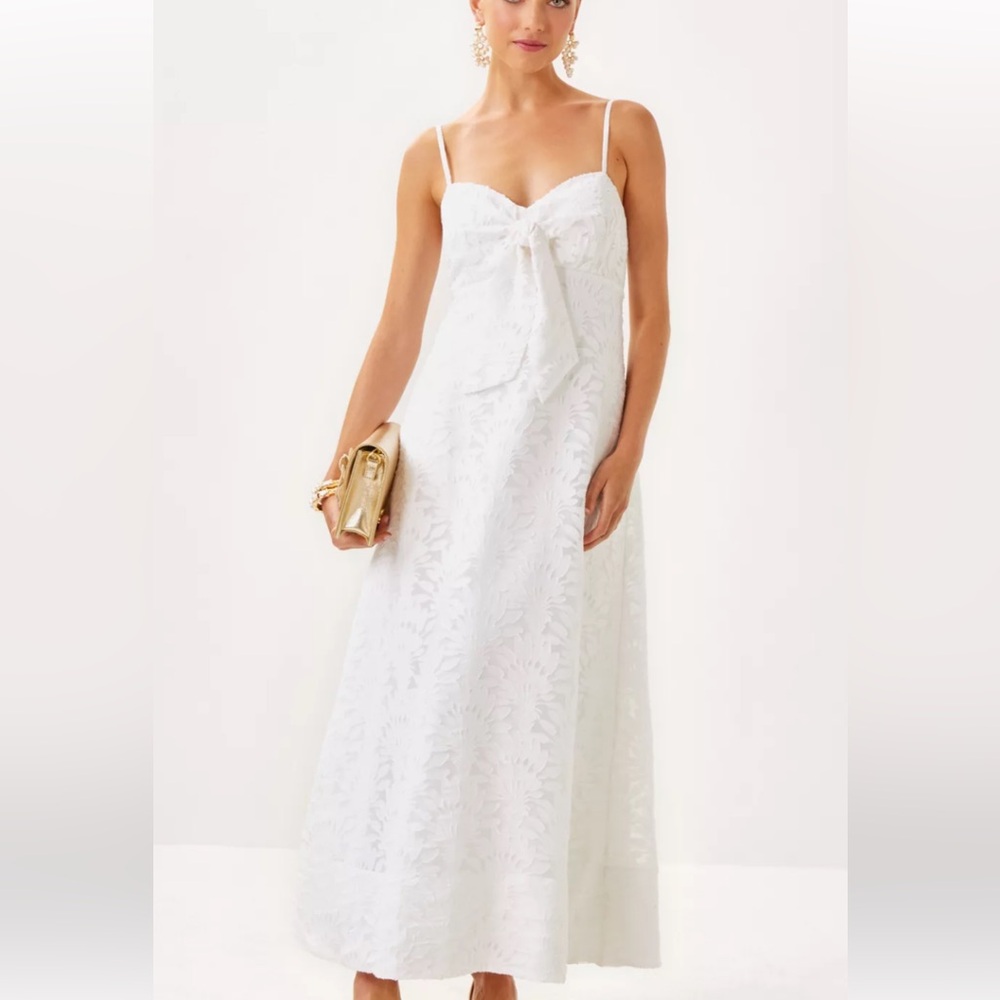 Lilly Pulitzer SarahLynne Maxi Dress in resort white
